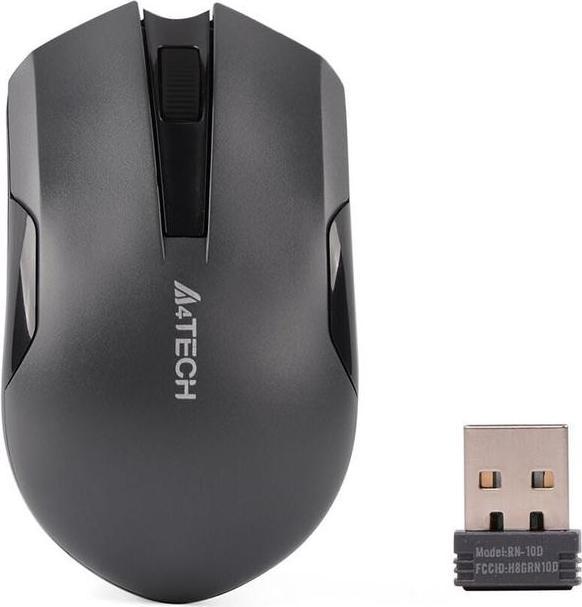 Produktbild A4Tech G3-200N, V-Track padless, black, wireless mouse (Kabellos)