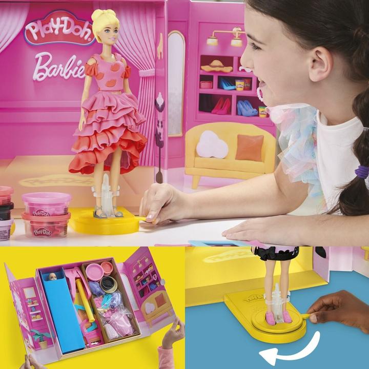 Productafbeelding Play-Doh Barbie modeshow speelset