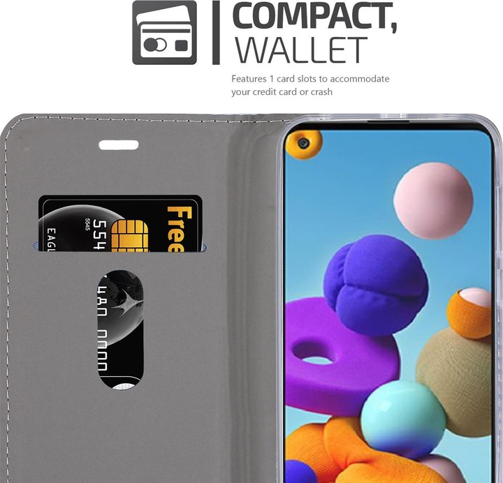 Actual product image Cadorabo Book Jeans Optics Cover (Samsung Galaxy A21s)
