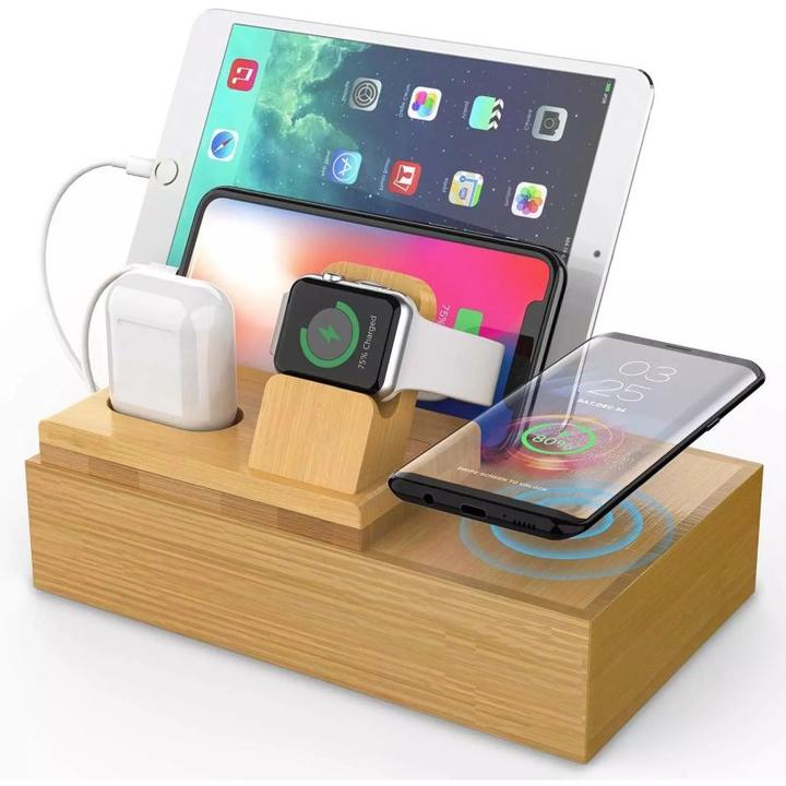 Produktbild Matsmobile 5 in1 Bamboo Charger Stand (40 W)