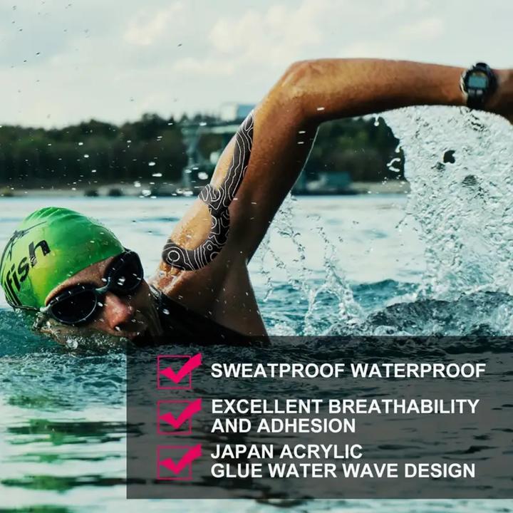 Produktbild OK Tape PRO Kinesiologie Tape, 5cm X 5m Rot (5 m)