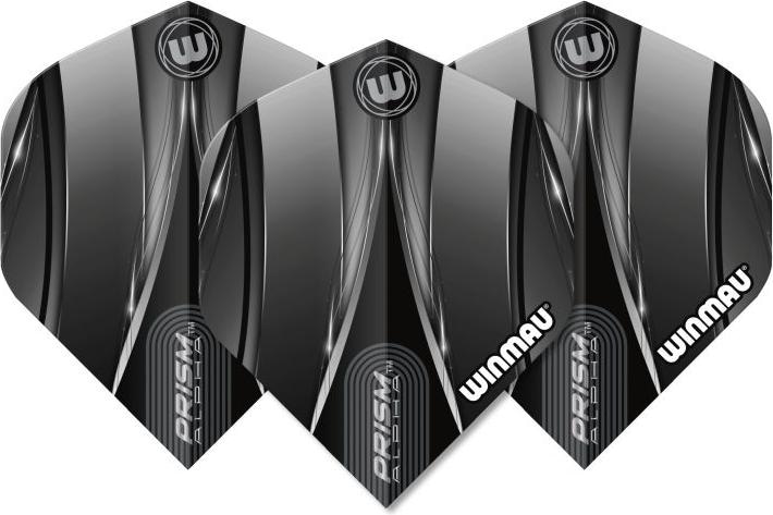 Winmau Prism Alpha Flights - Sniper Black