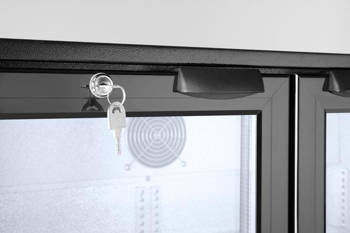 Produktbild Hendi Bar Kühlschrank doppeltürig 200 l 230V 160W (180 l)