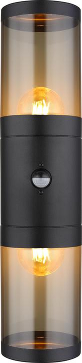 Produktbild Globo Aussenleuchte Xeloo schwarz matt 2xE27 (E27, IP44)