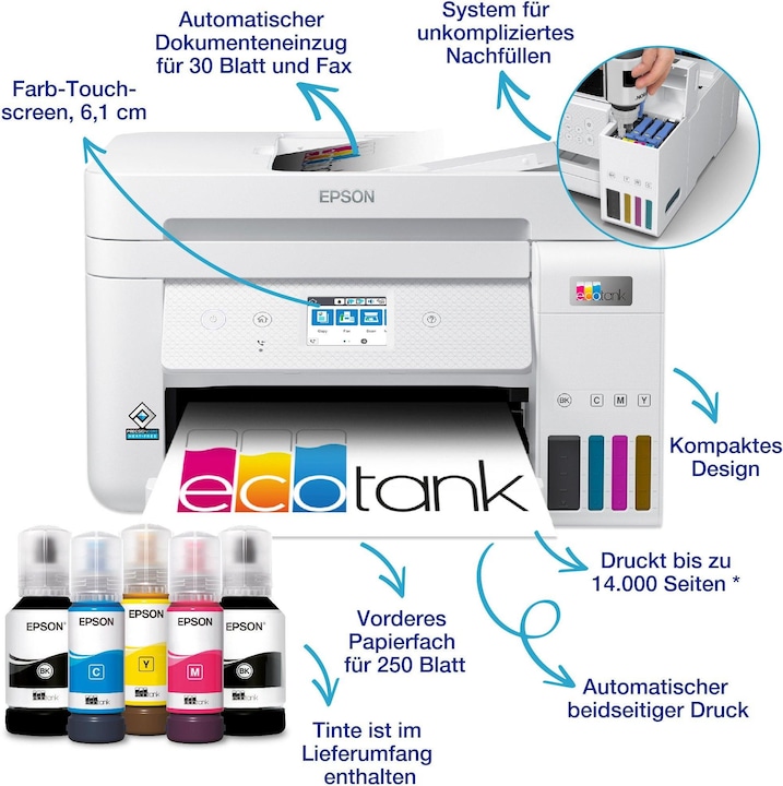 Produktbild Epson EcoTank ET-4856 (Tintentank, Farbe)