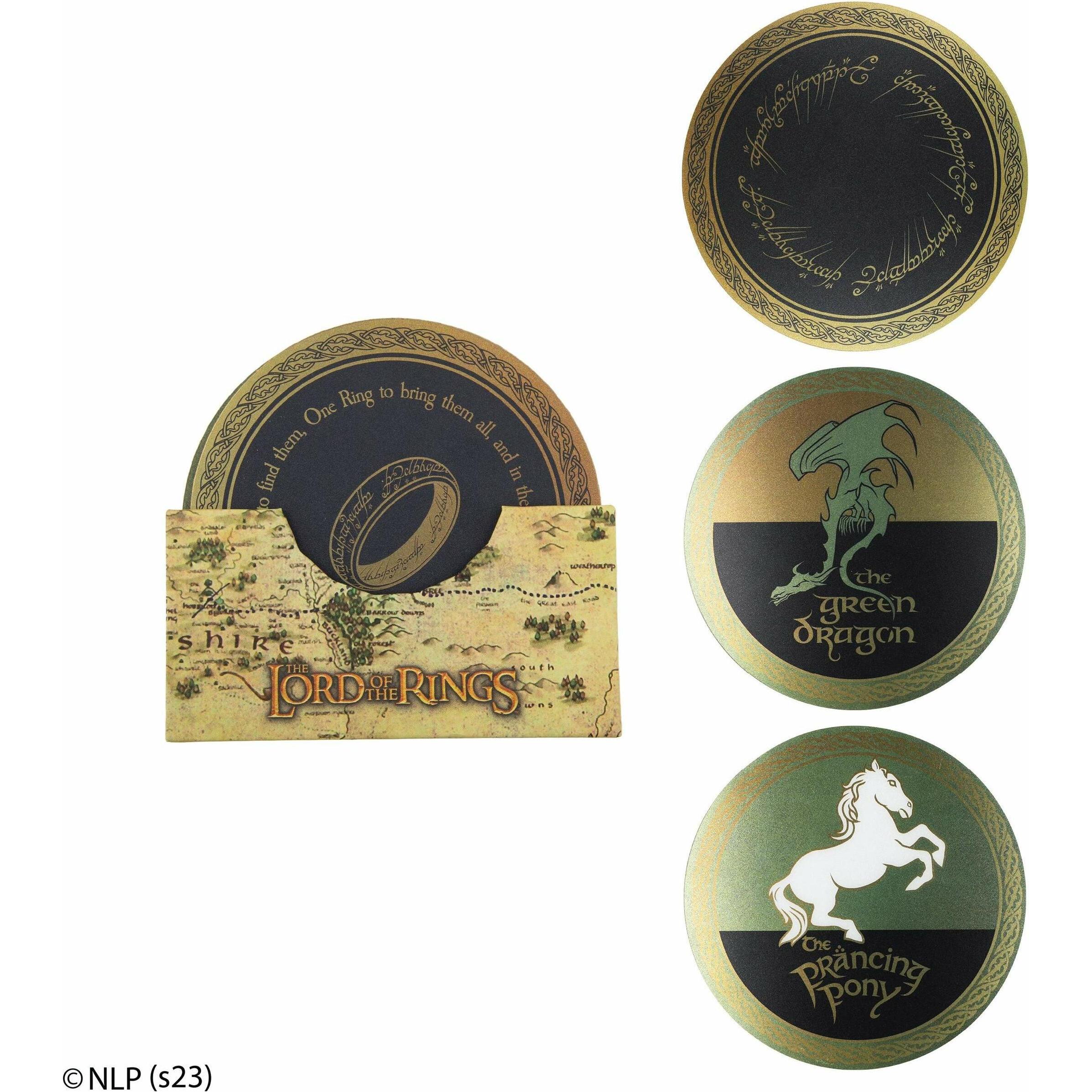 Cinereplicas, Untersetzer, Lord of the Rings: Coaster (Set of 4) (4 x, Glasuntersetzer)