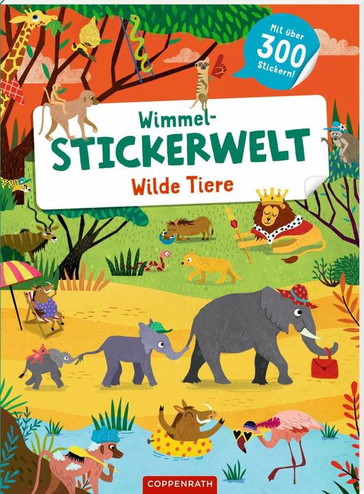 Produktbild Wimmel-Stickerwelt – Wilde Tiere