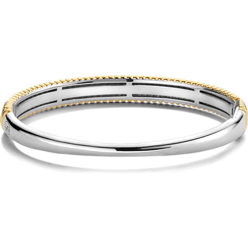 Thumbnail - Ti Sento Milano, Armschmuck, Armreif mit Rippenstruktur vergoldet 2957SY, (6 cm, 925 Sterling Silber)