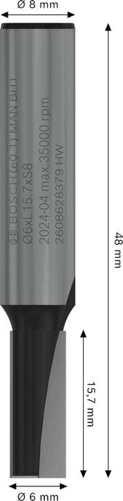 Actual product image Bosch Professional Zubehör Grooving cutter
