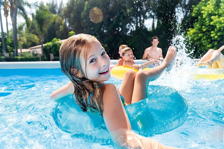 Produktbild Intex Chevron Prisma Pool 400x200x100 cm, mit Pumpe (400 x 200 x 100 cm)