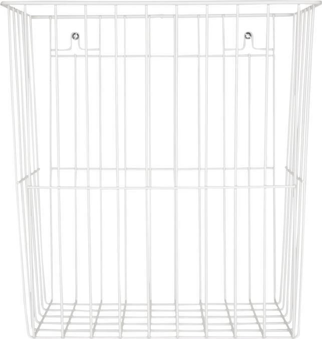 Tork Gitterabfallkorb, 20 Liter, Metall, weiss, (H x B x T) 350 x 320 x 220 mm, Wandmontage möglich (20 l)