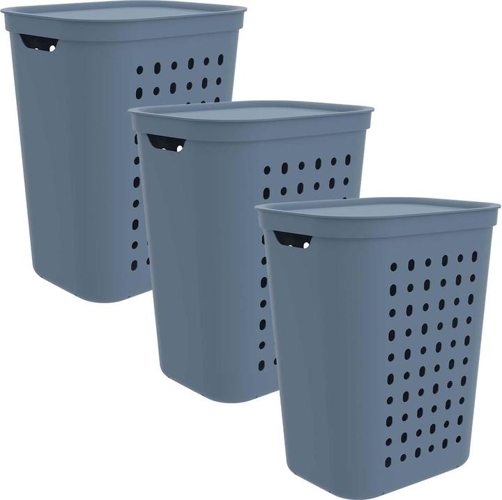 Actual product image Rotho Set of 3 laundry bins Jona 55l (55 l)