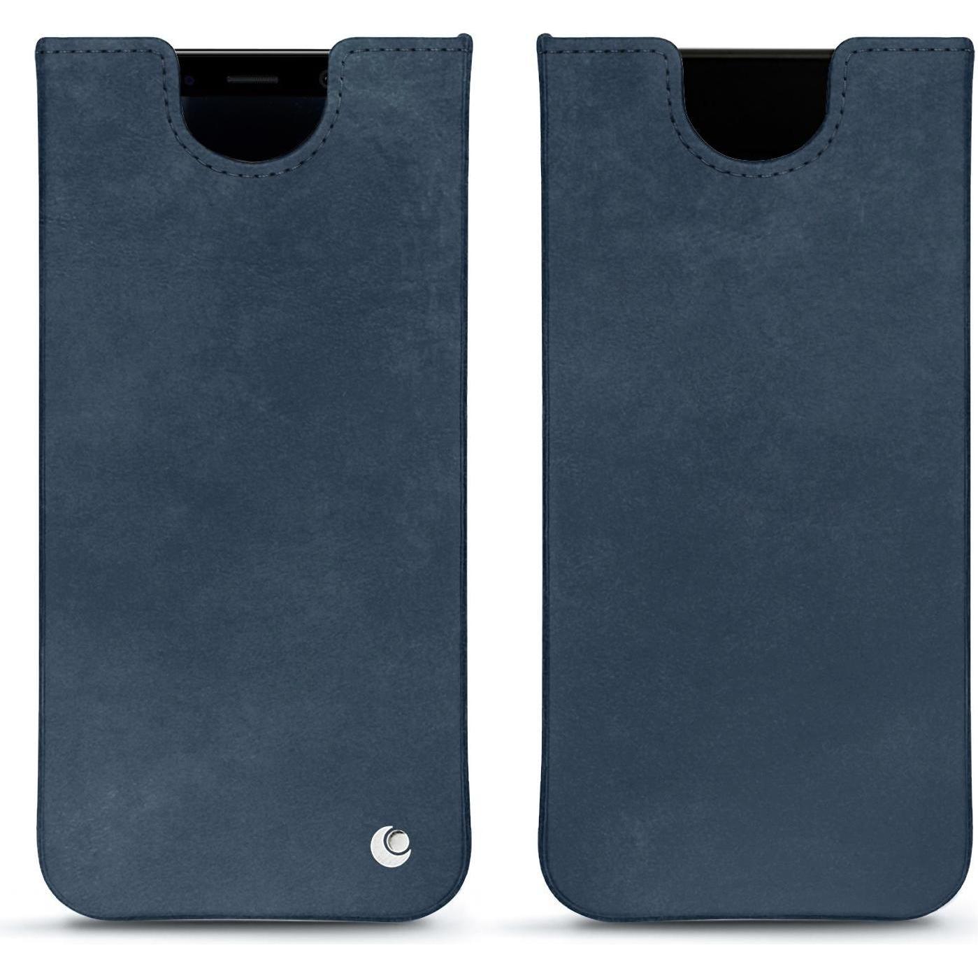 Noreve Lederschutzhülle (Samsung Galaxy S8+), Smartphone Hülle, Blau