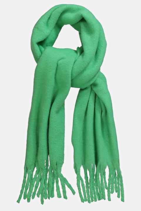 Immagine prodotto Ulla Popken Sciarpa, colore fluo, maglia bouclé, frange