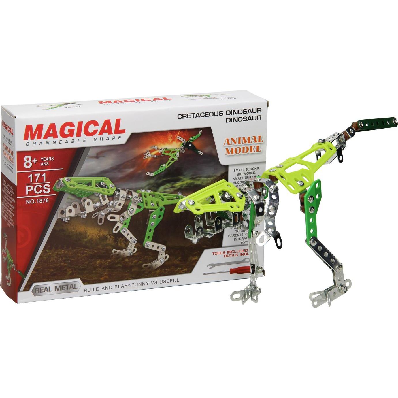 Baukasten Metall Dino, 171-tlg.
