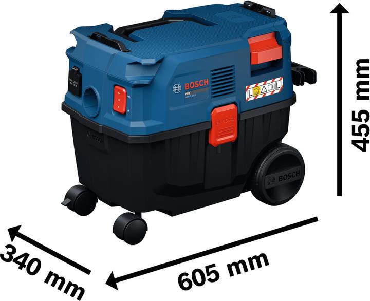 Image du produit Bosch Professional Bosch GAS12-25LS Allzwecksauger (Aspirateur eau et poussière)