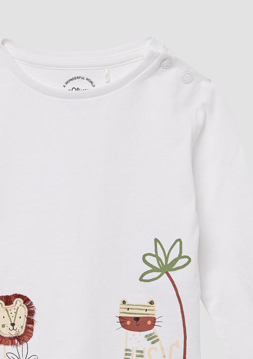 Produktbild S.Oliver T-Shirt Longsleeve aus Baumwolle mit Artwork (86)