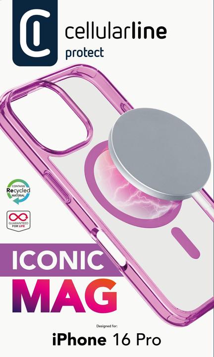 Produktbild Cellularline Iconic MAG MagSafe Case (Apple iPhone 16 Pro)
