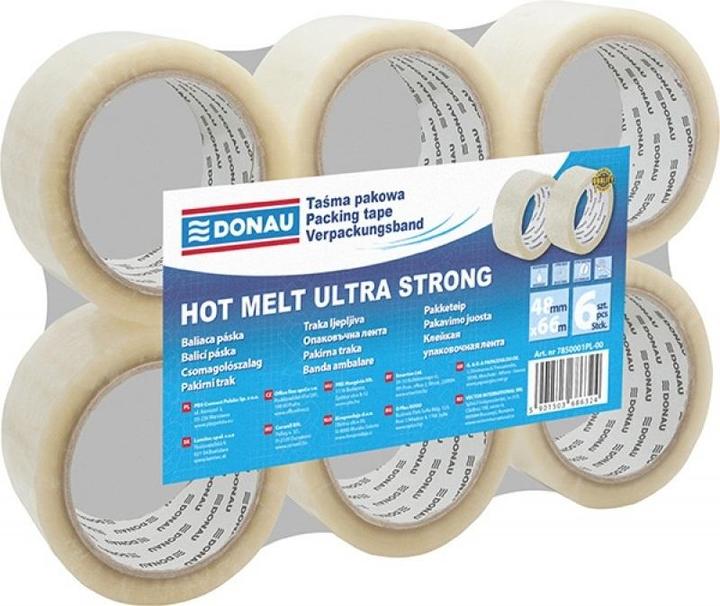 Produktbild Donau Packband 48mmx66m transparent (6Stk) (48 mm)
