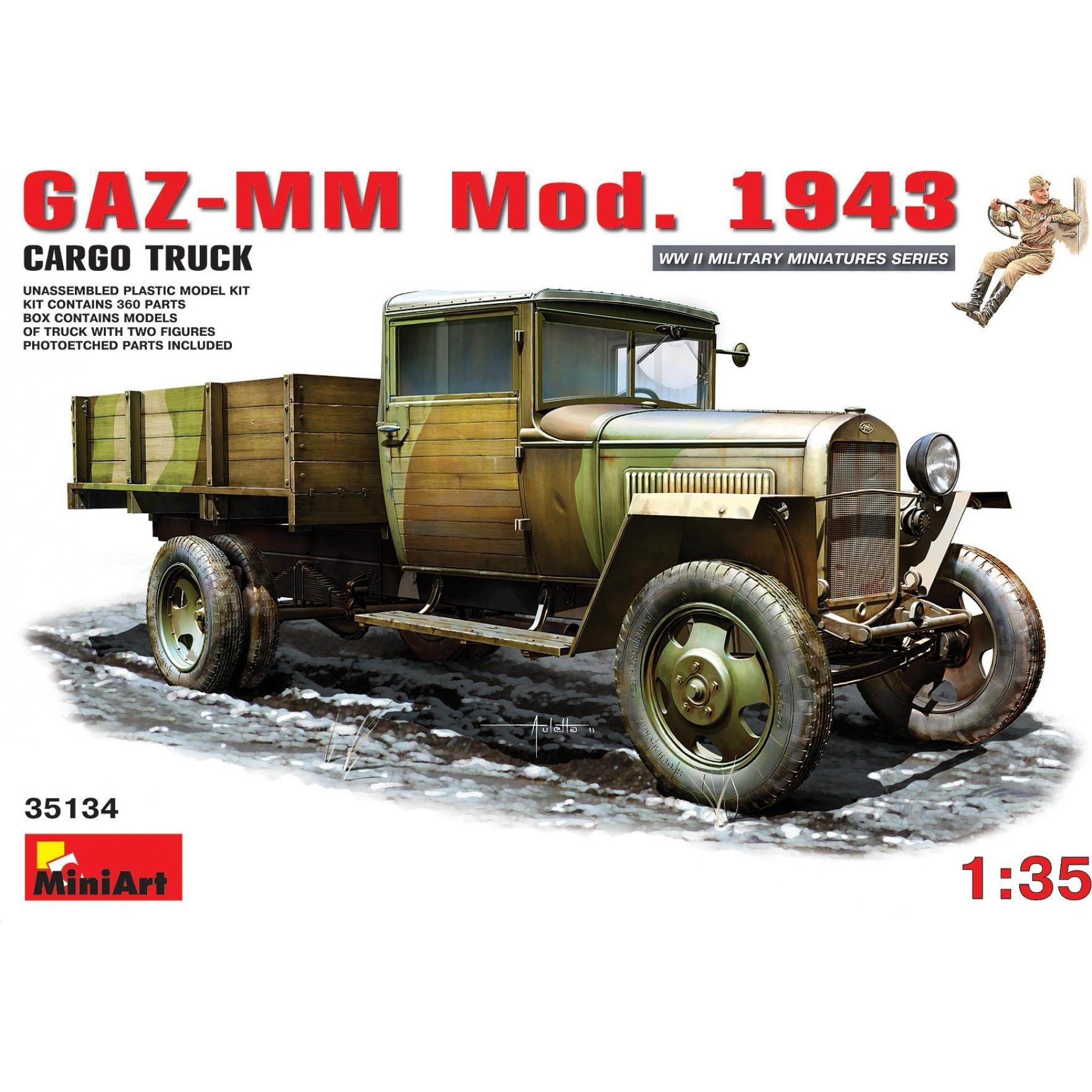Mini art GAZ-MM.Mod. 1943. Cargo Truck