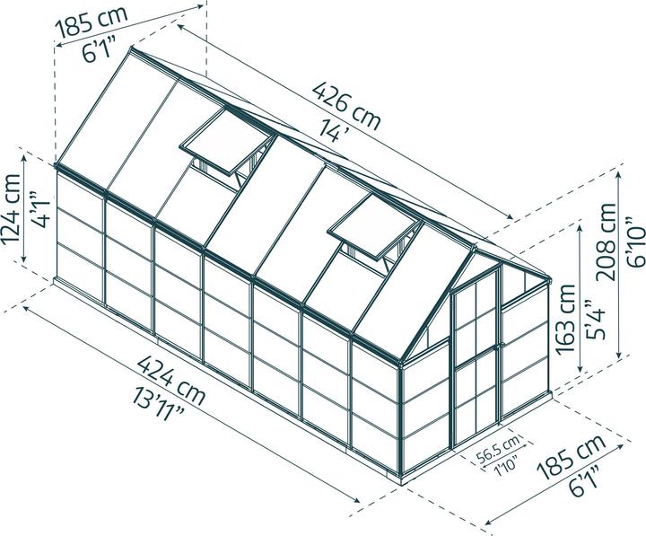 Actual product image Palram Hybrid