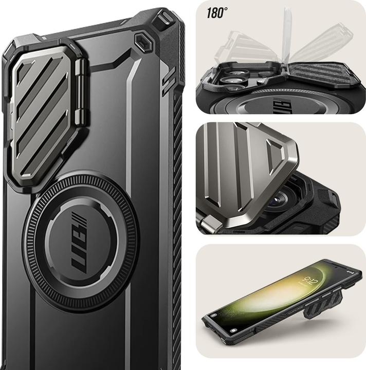 Produktbild Supcase UB XT Mag Hülle mit MagSafe– schwarz (Samsung Galaxy S24 Ultra)