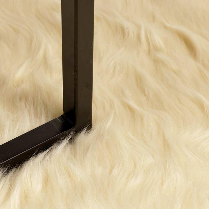 Produktbild vidaXL Kunstschaffell Teppich (200 cm)