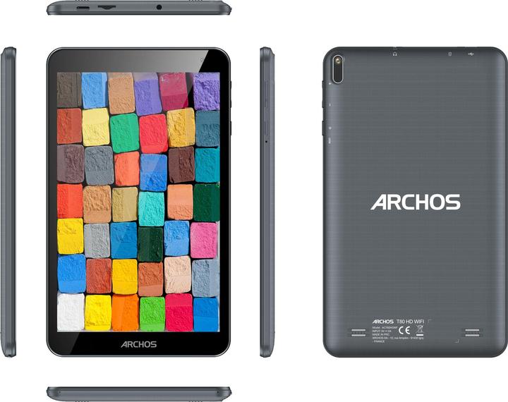 Actual product image Archos T80HD WIFI 3GB+64GB (503958) (WLAN only, 8", 64 GB, Black)
