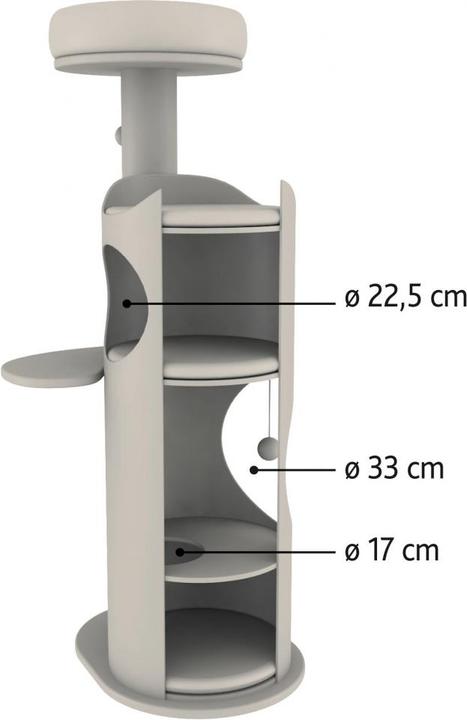 Actual product image Trixie Juana (134 cm, Grey)