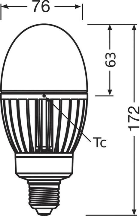 Produktbild Ledvance HQL LED P 4000LM 29W 840 E27 (E27, 29 W, 4000 lm, 1 x, F)