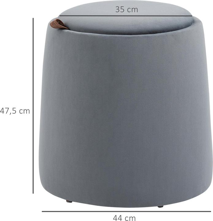 Immagine prodotto Homcom Pouf contenitore