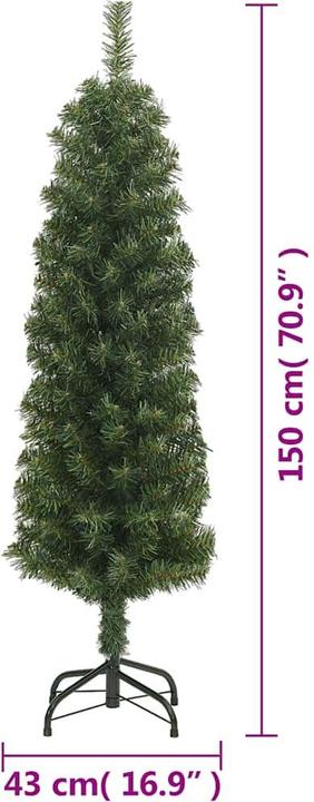 Produktbild vidaXL Schlanker Weihnachtsbaum (240 cm)
