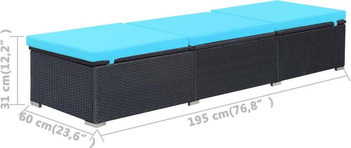 Immagine prodotto vidaXL Sonnenliege (195 cm)