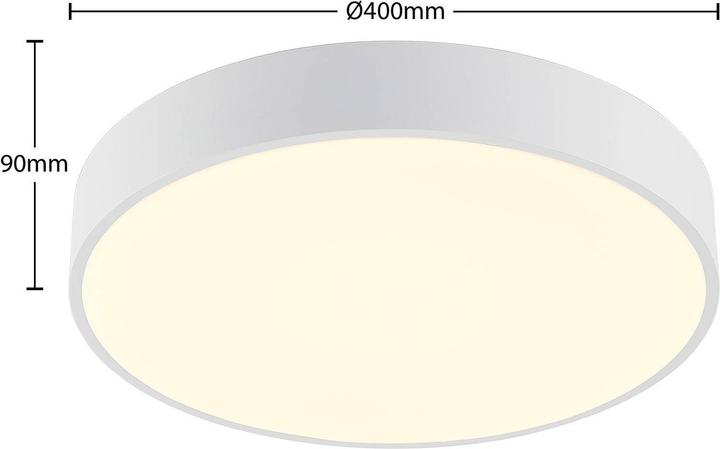 Produktbild Arcchio Vanida LED-Deckenlampe, weiss, 40 cm (5852 lm)