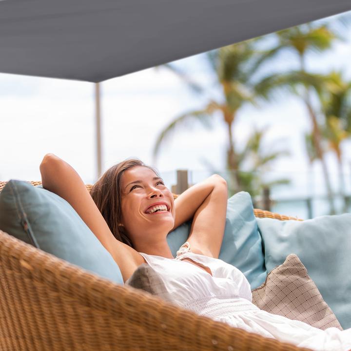 Image du produit Relaxdays Voile d'ombrage rectangle (400 x 200 x 0,5 cm)