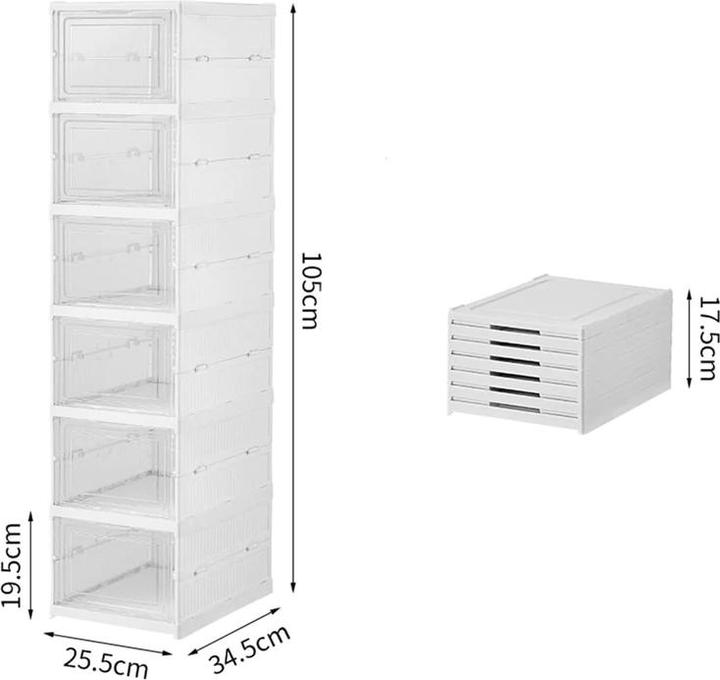 Actual product image Novidarte Shoe boxes (24.5 x 34.5 x 105 cm)