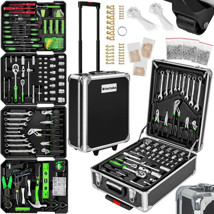 Produktbild tectake Trolley Werkzeugkoffer (1200 Teile)