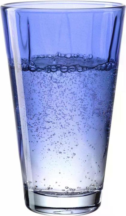 Produktbild Leonardo Trinkglas Twist 300 ml, 4 Stück, Blau, Glas (0.30 l, 4 x)