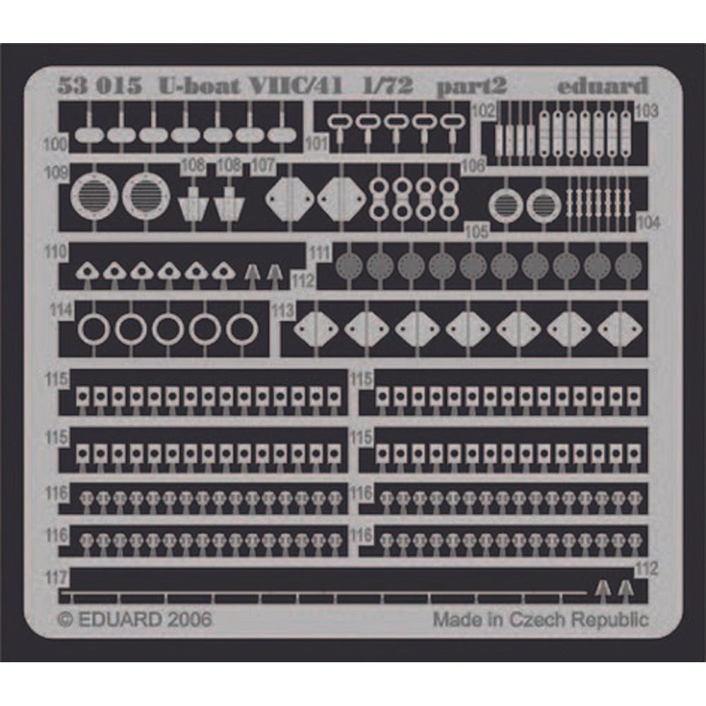 Eduard U-boat VIIC/41 per kit Revell