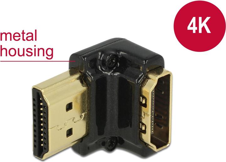 Produktbild Delock HDMI-A/HDMI-A male, F/M, 90° (HDMI, 2.10 cm)