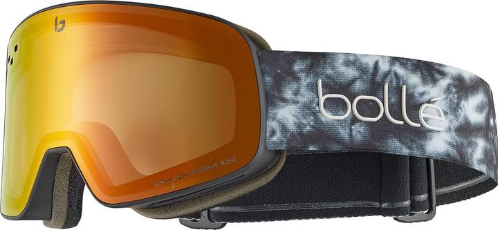 black tie dye matte, Phantom Fire Red