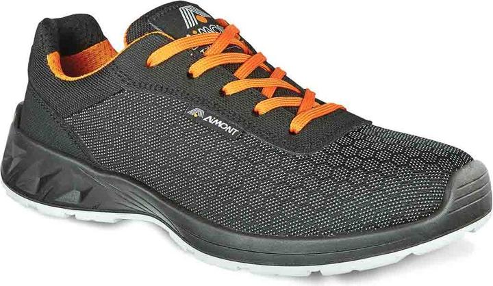 Aimont Unisex Sicherheits-Trainingsschuhe Schwarz/Grau, mit Zehen-Schutzkappe EN 20345 S3, Grösse 38 (38)