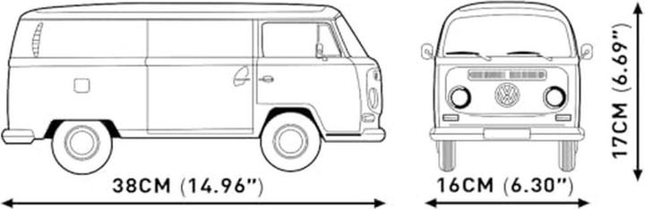 Produktbild Cobi Volkswagen T2a Camper Van Executive Edition