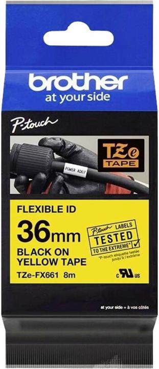 Actual product image Brother P-Touch (4 cm, Black)
