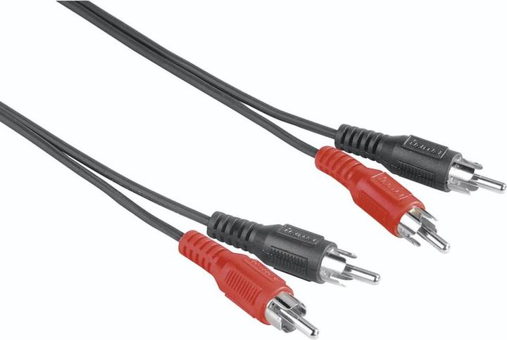 Hama Audio-Kabel, 2 Cinch-Stecker - 2 Cinch-Stecker, 1,5 m (1.50 m, Cinch)