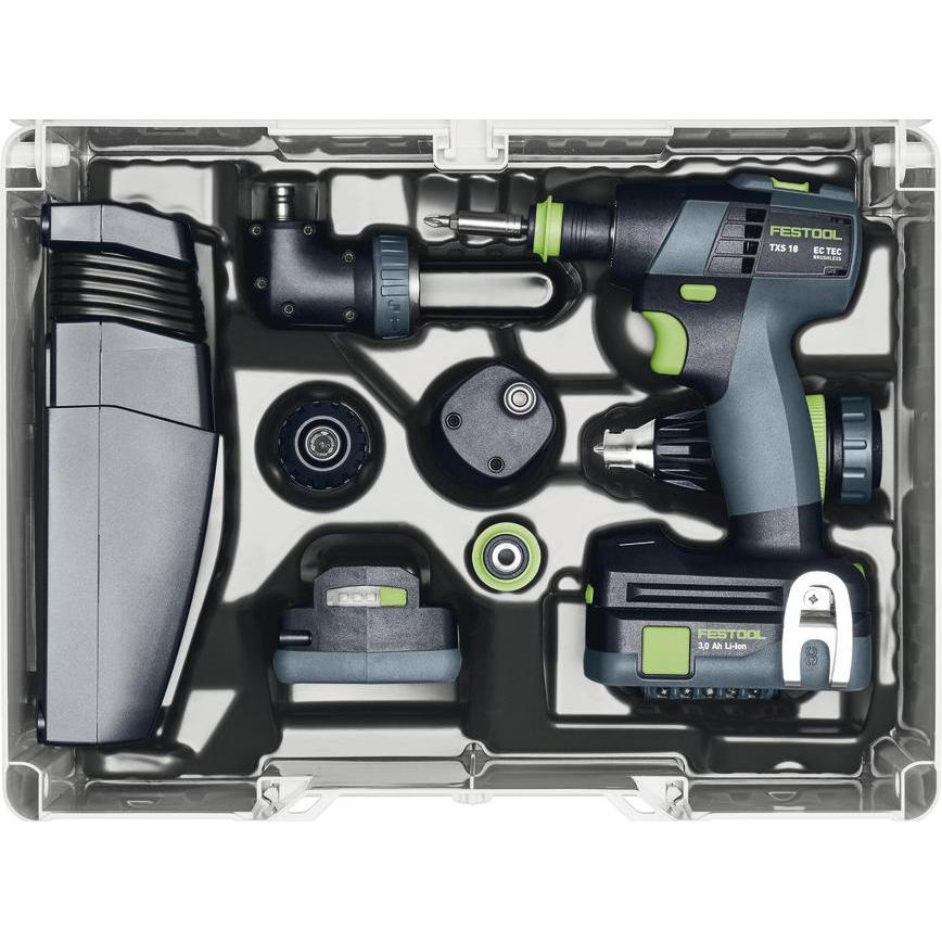 Thumbnail - Festool, Bohrmaschine + Akkuschrauber, TXS 18 C 3,0-Set (Akkubetrieb)