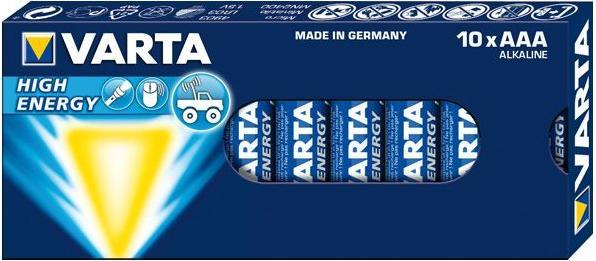 Immagine prodotto Varta Batt.High En.LR03 sciolto 10pz (10 pz., AAA, 1100 mAh)