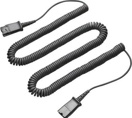 Produktbild Dacomex Coiled extension cord compatibe with Plantronics QD- 3 m