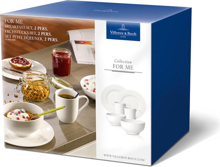 Produktbild Villeroy & Boch Frühstücks-Set 2 Pers. For Me (6 Stück)