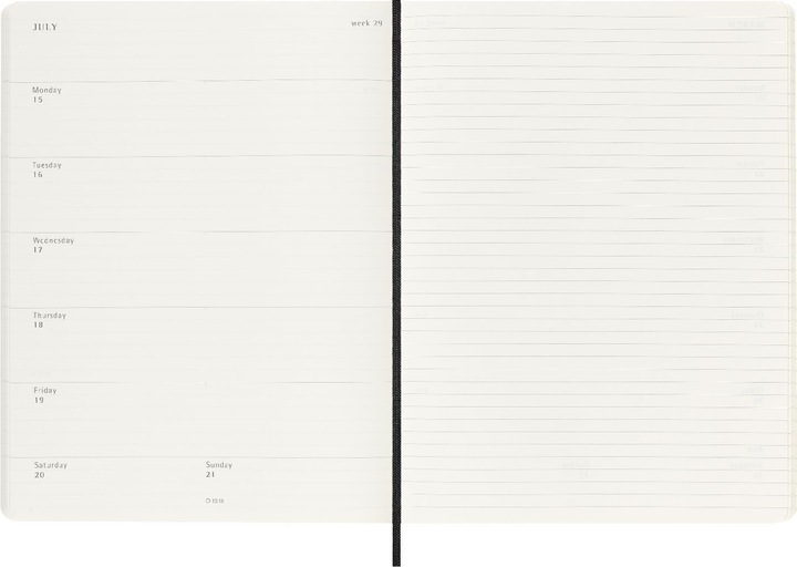 Actual product image Moleskine Notebook (19 x 25 cm, English)